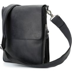 Сумка Shvigel Из винтажной кожи Черная Фото