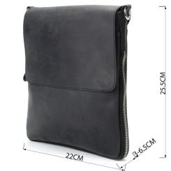 Сумка Shvigel Из винтажной кожи Черная Фото 2