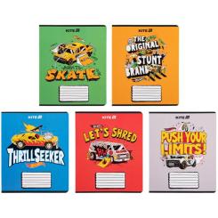 Тетрадь Kite Hot Wheels, 18 аркушів, клітинка Фото