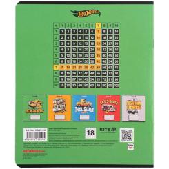 Тетрадь Kite Hot Wheels, 18 аркушів, клітинка Фото 4