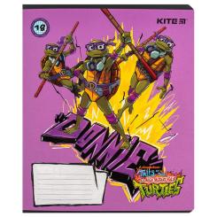 Тетрадь Kite Ninja Turtles, 18 аркушів, клітинка Фото 7