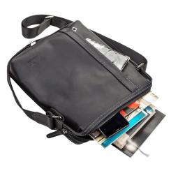 Сумка Shvigel Кожаная Черная Фото 5