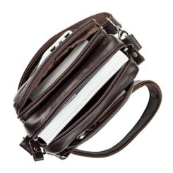 Сумка Shvigel Кожаная Коричневая Фото 3