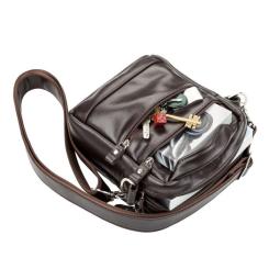 Сумка Shvigel Кожаная Коричневая Фото 4