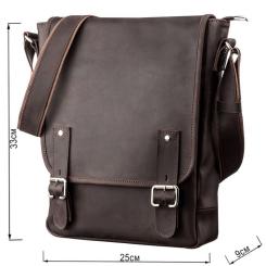 Сумка Shvigel Из винтажной кожи Коричневая Фото 2