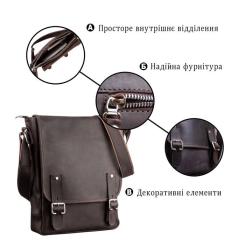 Сумка Shvigel Из винтажной кожи Коричневая Фото 3