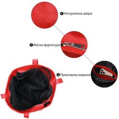 Сумка Shvigel Кожаная Красная Фото 4