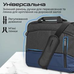 Сумка для ноутбука Promate 15.6" Satchel-MB Blue Фото 5