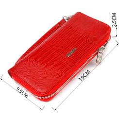 Кошелек Canpellini Из натуральной кожи Красный Фото 2