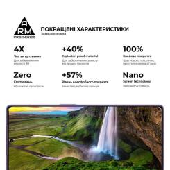 Стекло защитное Armorstandart Pro Google Pixel 9a Black Фото 4
