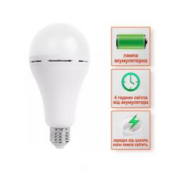 Лампочка Євросвітло Е27 LED SL-EBL-803 АС9W DC3W 6400К Фото 2