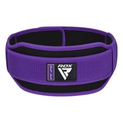 Атлетический пояс RDX RX5 Double Belt неопреновий Purpel XS Фото 5