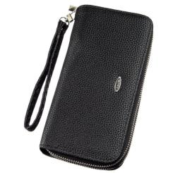 Кошелек Kivi Из зернистой экокожи Черный Фото