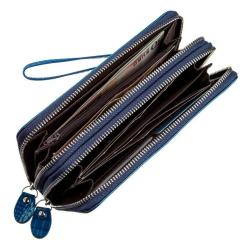 Кошелек Kivi Из экокожи Синий Фото 2