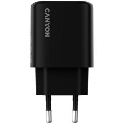 Зарядное устройство Canyon OnCharge 200 20W 1xPD EU Black Фото 2