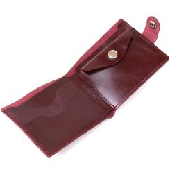 Портмоне Shvigel Кожаное Бордовое Фото 5