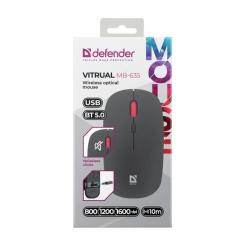 Мышка Defender Vitrual MB-635 Wireless/Bluetooth Black Фото 4