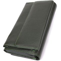 Кошелек ST Leather Из натуральной кожи Зеленый Фото 1