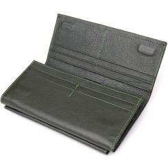 Кошелек ST Leather Из натуральной кожи Зеленый Фото 5