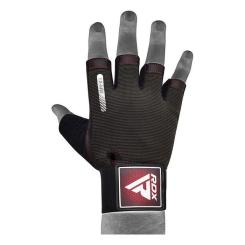 Перчатки для фитнеса RDX T2 Half Red XL Фото 1