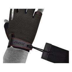Перчатки для фитнеса RDX T2 Half Red XL Фото 4