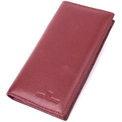 Кошелек ST Leather Из натуральной кожи Бордовый Фото