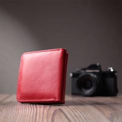 Кошелек ST Leather Из натуральной кожи Красный Фото 10