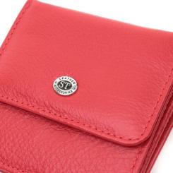 Кошелек ST Leather Из натуральной кожи Красный Фото 6