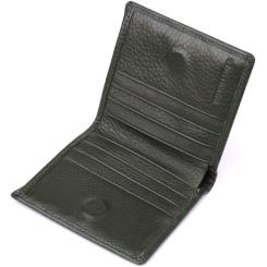 Кошелек ST Leather Из натуральной кожи Зеленый Фото 4