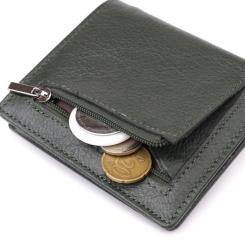 Кошелек ST Leather Из натуральной кожи Зеленый Фото 6
