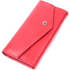 Кошелек ST Leather Из натуральной кожи Красный Фото