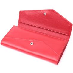 Кошелек ST Leather Из натуральной кожи Красный Фото 4