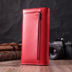 Кошелек ST Leather Из натуральной кожи Красный Фото 8