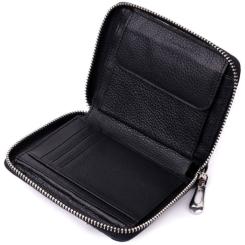 Кошелек ST Leather Из натуральной кожи Черный Фото 4