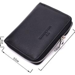 Кошелек ST Leather Кожаный Черный Фото 2
