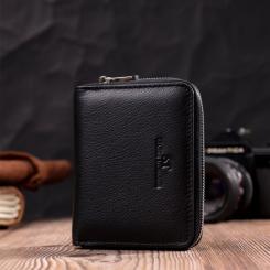 Кошелек ST Leather Кожаный Черный Фото 7