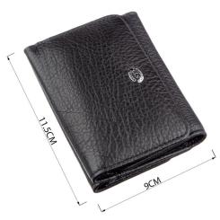 Кошелек ST Leather Из кожи Черный Фото 2