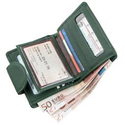 Кошелек ST Leather Зелений Фото 3