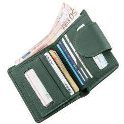 Кошелек ST Leather Зелений Фото 4