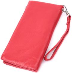 Кошелек ST Leather Из натуральной кожи Красный Фото 1
