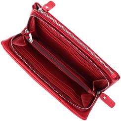 Кошелек ST Leather Из натуральной кожи Красный Фото 4