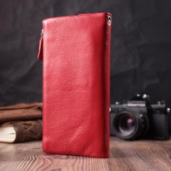 Кошелек ST Leather Из натуральной кожи Красный Фото 8