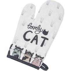 Кухонная прихватка Home Line Рукавица Lovely Cat 17x28 см Фото