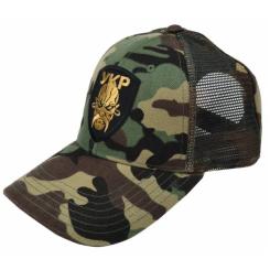 Кепка coFEE Army mesh "УКР" зелений камуфляжний Фото