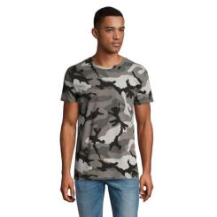 Футболка Sol's Camo men сірий камо L Фото