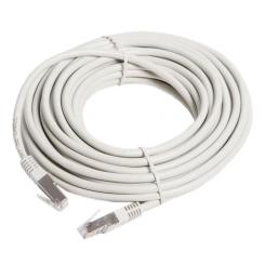 Патч-корд Kingda 10м, FTP, cat.5e, CU, 24AWG, gray Фото