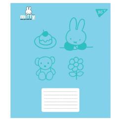 Тетрадь Yes Miffy Bunny А5 12 аркушів коса лінія Фото 3