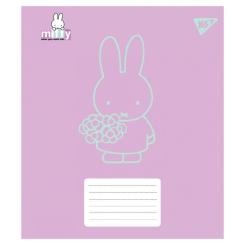 Тетрадь Yes Miffy Bunny А5 12 аркушів коса лінія Фото 4