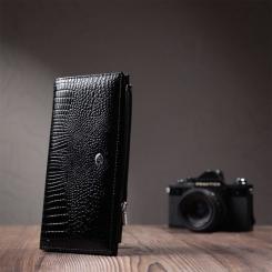Кошелек ST Leather З натуральної шкіри Чорний Фото 8