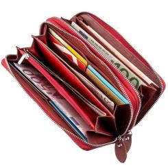 Кошелек ST Leather Красный Фото 5
